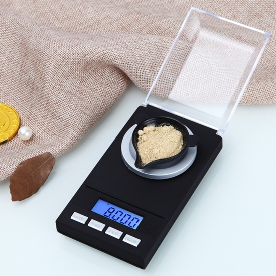 Round Plateform High Accuracy 001g Digital Weighing Balance Diamond Scale