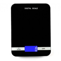 5kg x 0.1g Fashion Glass Platform Digital Kitchen Scale